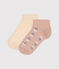 2er-Set geblümte Kindersocken aus Baumwolljersey variante 2
