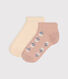 2er-Set geblümte Kindersocken aus Baumwolljersey