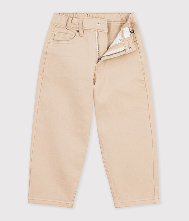 5-Pocket Kinder-Hose aus Denim beige