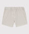 Baby-Shorts aus Seersucker MARECAGE/ MARSHMALLOW