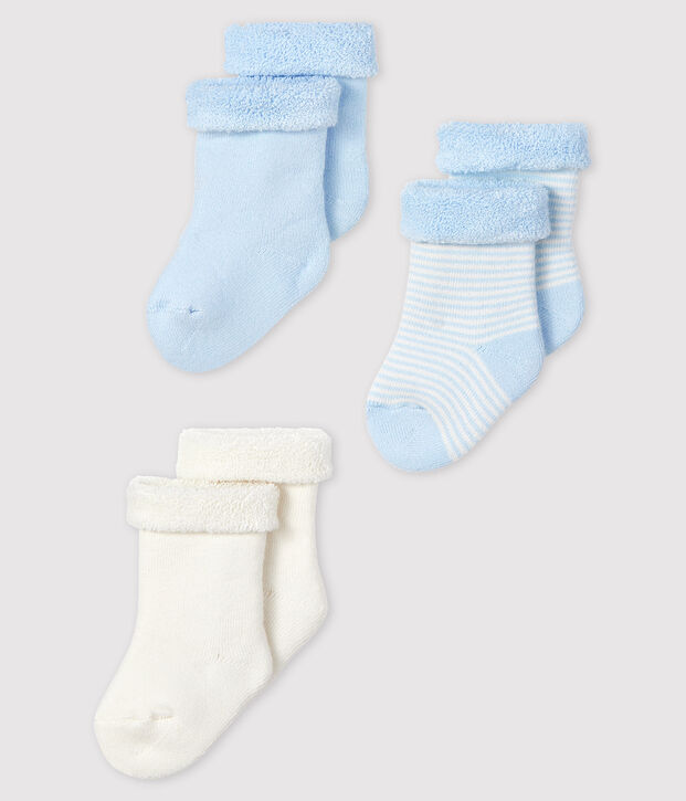 3er-Set Stricksocken f&uuml;r Babys vielfarbig
