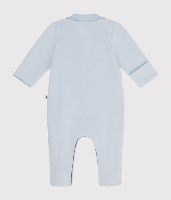 Strampler aus Nicki blau GOMME