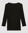 Damen-T-Shirt schwarz NOIR