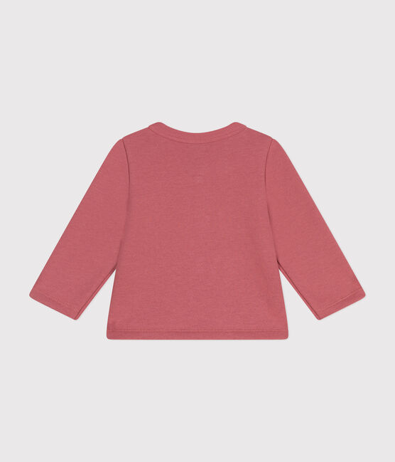 Baby-Cardigan aus Molton rosa ROSEWOOD