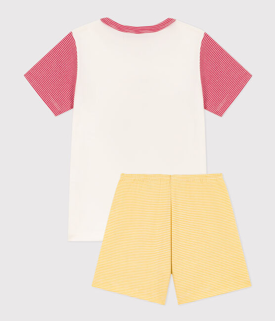 Kurzpyjama Petit Bateau X Snoopy aus Baumwolle weiss MARSHMALLOW/weiss MULTICO