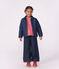 Kinder-Jacke aus einfarbigem Denim mit Sternen blau