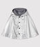 Wasserabweisendes Baby-Cape für Mädchen/Jungen grau ARGENT