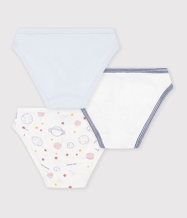 Lot de 3 culottes en coton vielfarbig