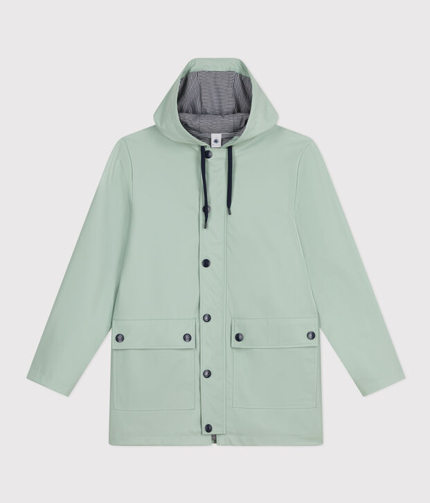 Klassische Damen/Herren-Regenjacke gr&uuml;n