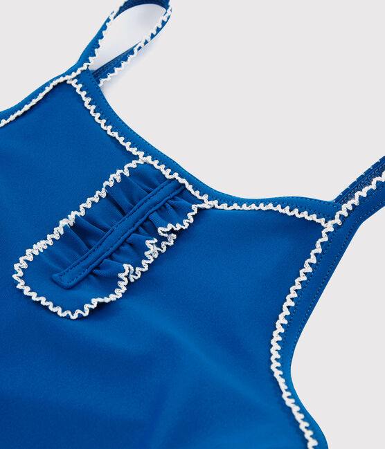 1-teiliger Kinder-Badeanzug Mädchen blau RIYADH