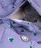 Kinder-Winterjacke mit Herzmotiv violett/vielfarbig