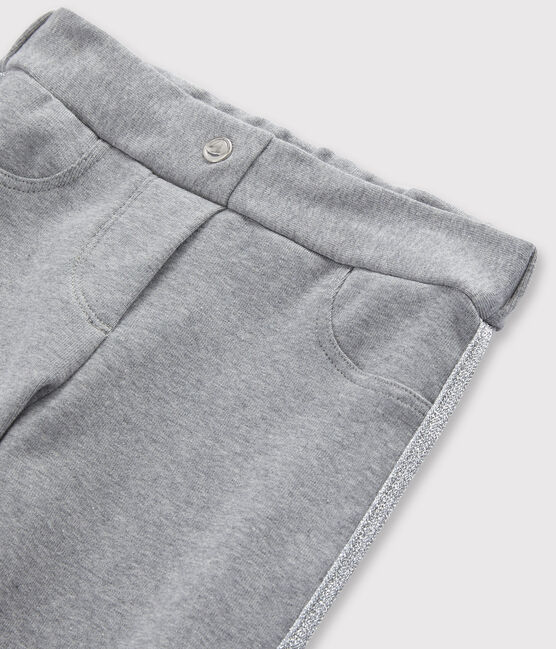 Kinder-Jeggings für Mädchen grau SUBWAY CHINE