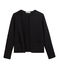 Cardigan-Jacke aus Doppeljersey für Damen schwarz NOIR/gelb DORE