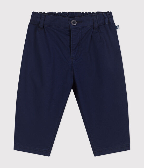 Baby-Hose aus Serge blau MEDIEVAL