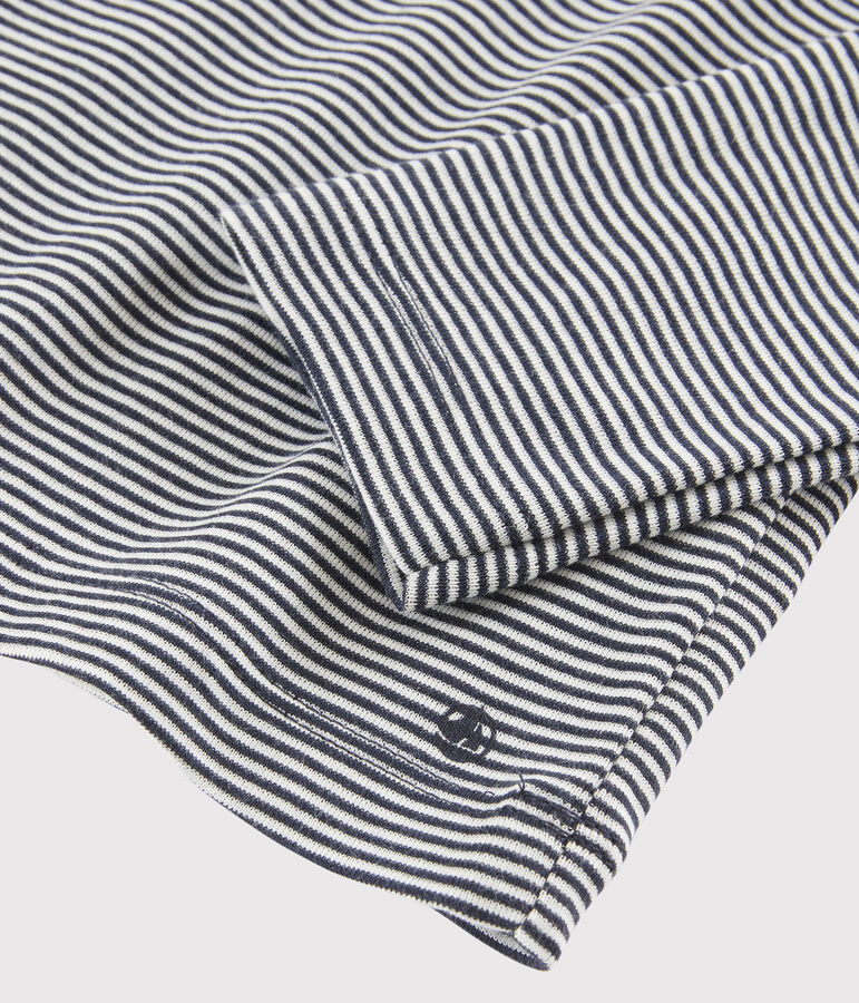 Kinder-Unterziehpullover f&uuml;r M&auml;dchen und Jungen blau/weiss