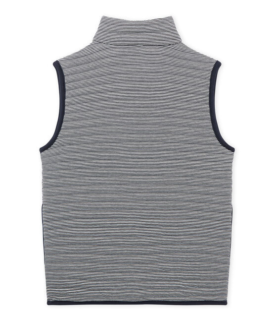 Doudoune sans manches garçon blau SMOKING/weiss LAIT