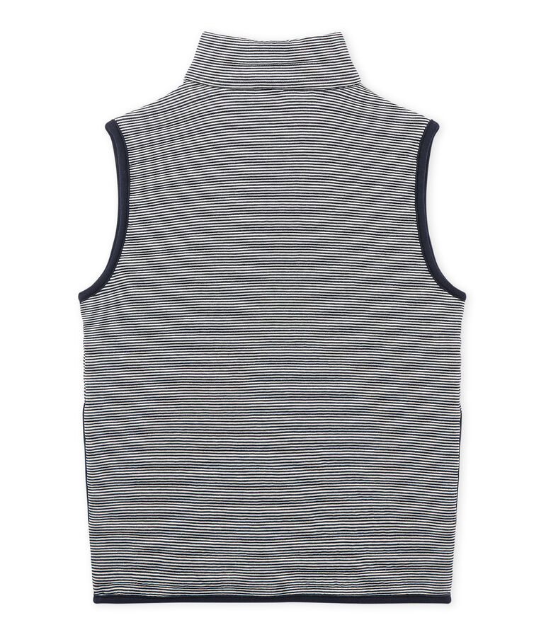 Doudoune sans manches gar&ccedil;on blau/weiss