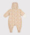 Gemusterter Baby-Schneeanzug weiss AVALANCHE/ MULTICO
