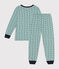 Kinder-Pyjama aus aufgerautem Molton mit Waschbär-Motiv PAUL/ MULTICO