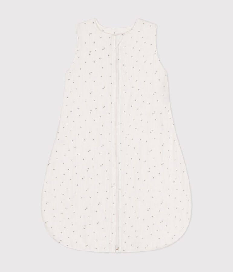 Babyschlafsack aus Baumwolle TOG 1 weiss/grau