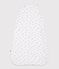 Babyschlafsack aus Baumwolle mit Wolkenmotiv TOG-Wert 1,5 weiss MARSHMALLOW/weiss MULTICO