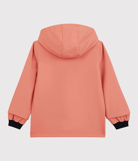 KLASSISCHE KINDER-REGENJACKE AUS RECYCELTEM MATERIAL rosa PAPAYE