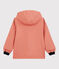 KLASSISCHE KINDER-REGENJACKE AUS RECYCELTEM MATERIAL rosa PAPAYE