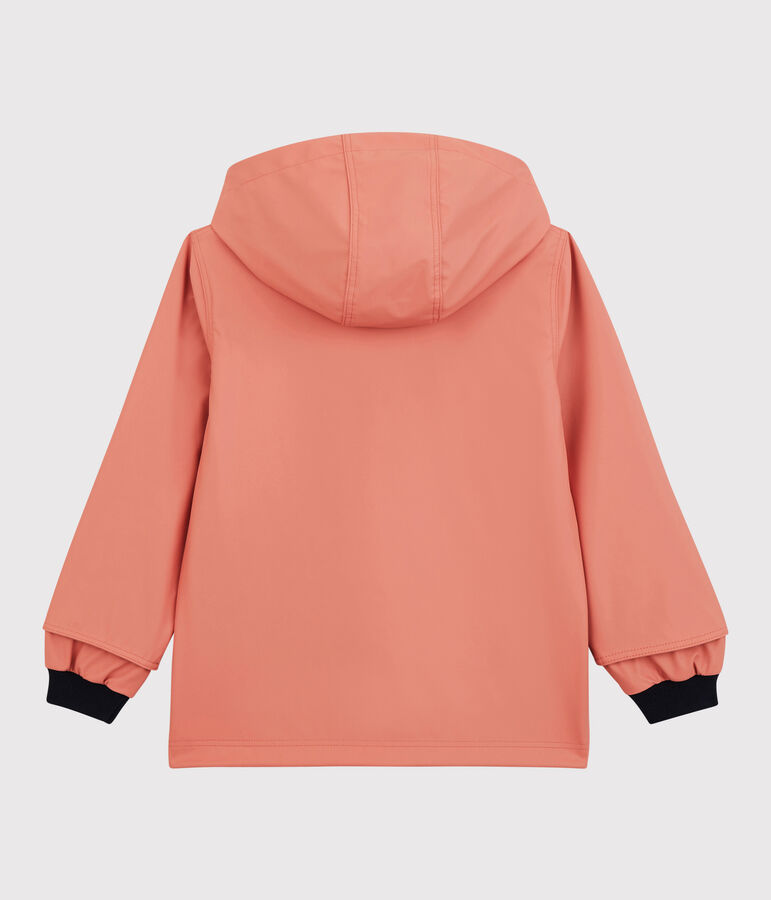 KLASSISCHE KINDER-REGENJACKE AUS RECYCELTEM MATERIAL rosa