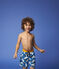 Kinder-Badeshorts aus recyceltem Material für Jungen blau MYKONOS/naturfarben MULTICO