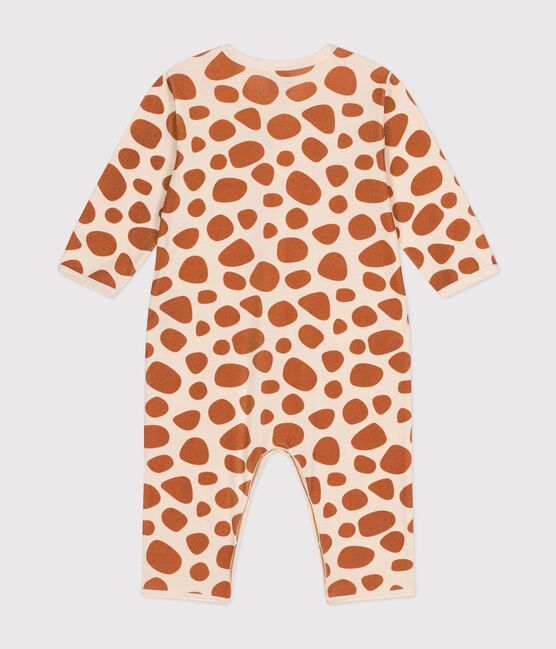 Baby-Strampler ohne Füße aus Baumwolle mit Giraffenmotiv weiss AVALANCHE/ ECUREUIL
