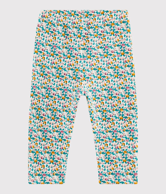 Baby-Hose für Mädchen weiss MARSHMALLOW/weiss MULTICO