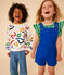 Gestreiftes T-Shirt aus Jersey Kinder/Mädchen PRADO/ AVALANCHE