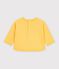 Baby-Sweatshirt aus Baumwolle mit Tiermotiv gelb