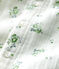 Langer Baby-Overall aus Bio-Baumwollgaze mit Blumenmuster weiss MARSHMALLOW/weiss MULTICO