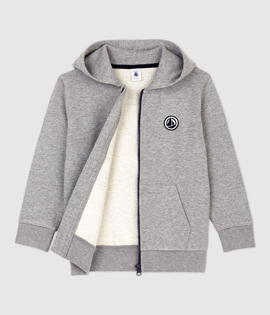 Kinder-Kapuzen-Sweatshirt für Mädchen / Jungen grau SUBWAY CHINE