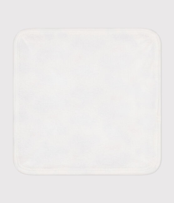 Baby-Waschlappen aus Baumwolle und Frottee mit Paris-Motiv weiss MARSHMALLOW/weiss MULTICO