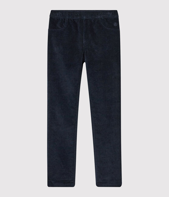 Kinder-Cordhose für Mädchen blau SMOKING