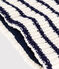 Kinder-Schlauchschal mit Streifen aus Strick mit Fleece-Futter  blau MARSHMALLOW/ SOIR