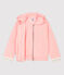 Kinder-Kapuzensweatshirt aus Molton für Mädchen rosa MINOIS