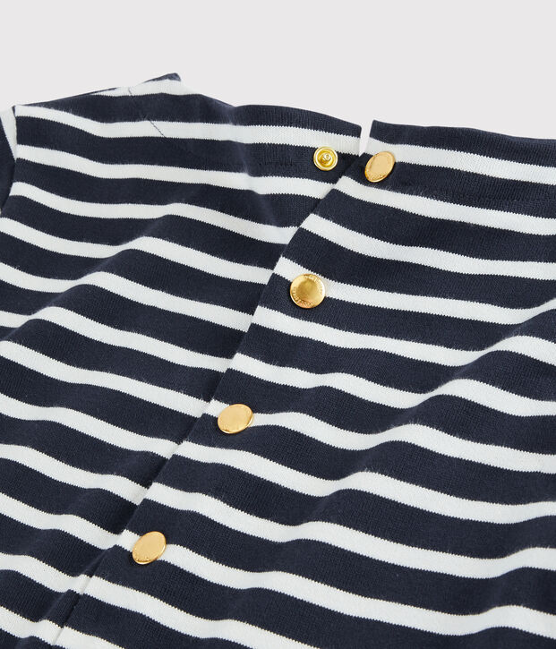 Streifenkleid f&uuml;r Damen blau/weiss