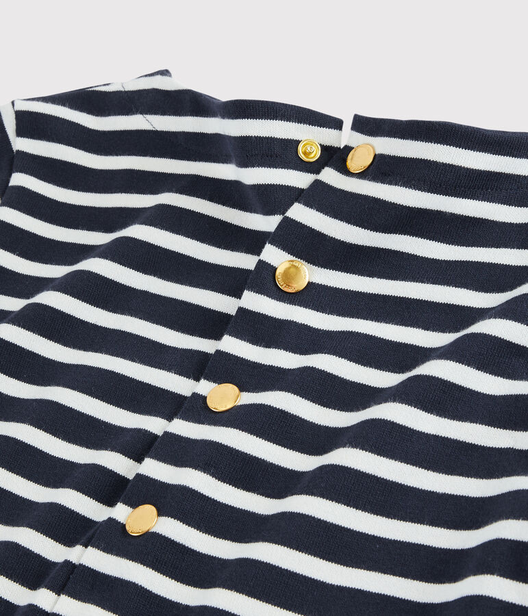 Streifenkleid f&uuml;r Damen blau/weiss