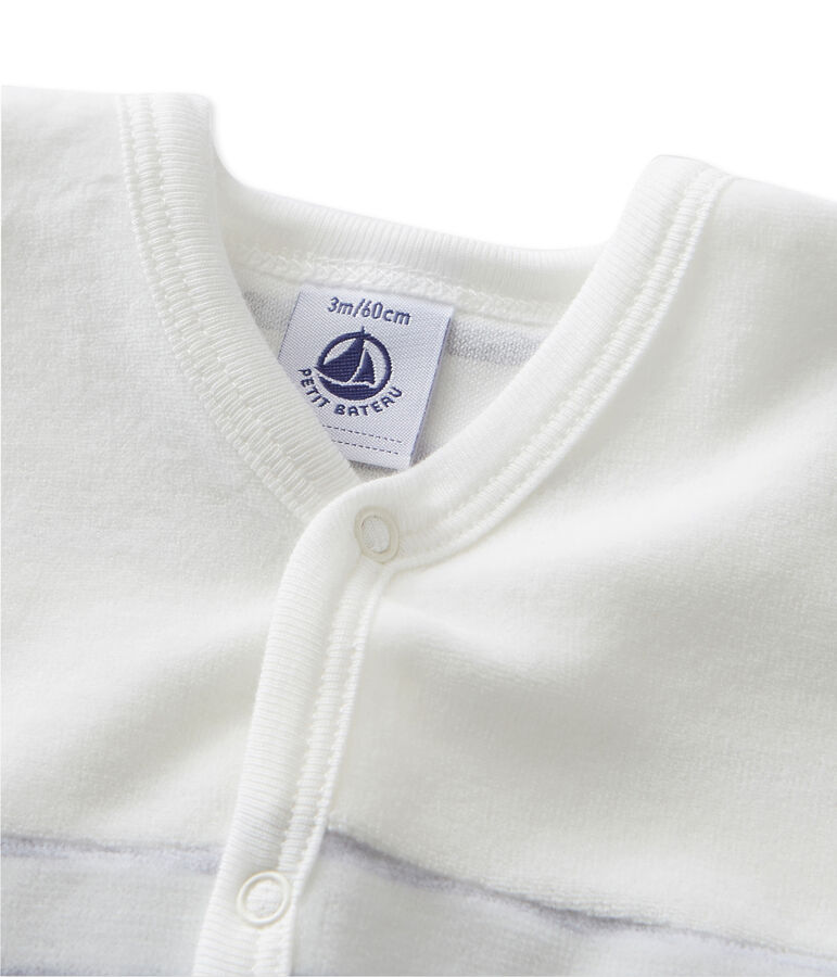 Dors bien b&eacute;b&eacute; ray&eacute; weiss/grau