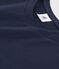 T-Shirt LE DROIT aus Baumwolle mit Rundhalsausschnitt blau SMOKING