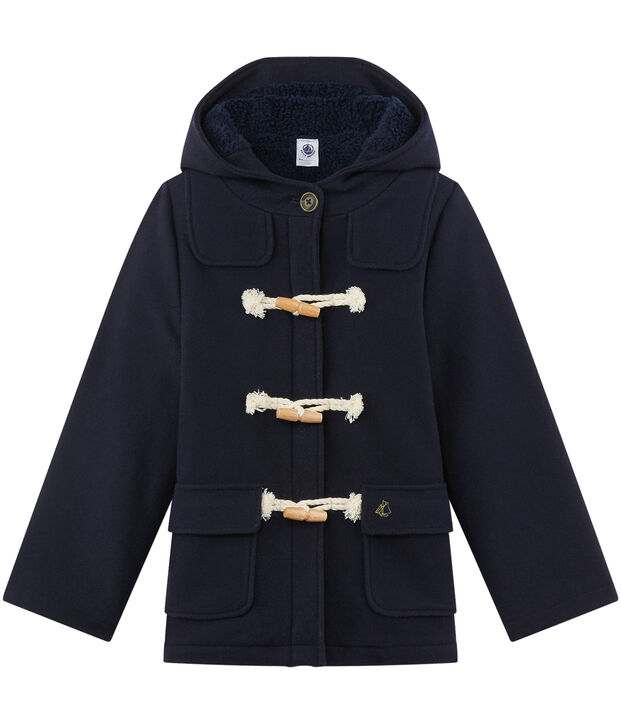 M&auml;dchen-Dufflecoat aus Wolle blau