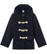 Mädchen-Dufflecoat aus Wolle