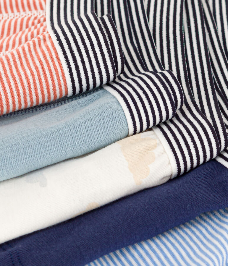5er-Set Boxershorts aus Baumwolle mit Wolkenmotiv f&uuml;r Jungen vielfarbig