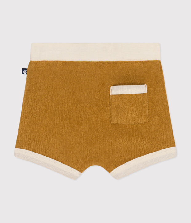 Baby-Shorts aus Frottee gelb