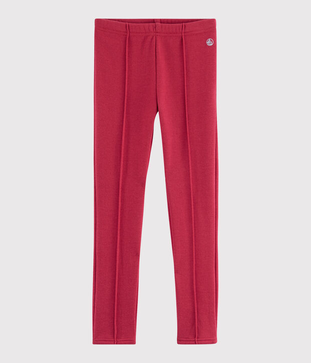 Kinder-Jeggings aus Molton f&uuml;r M&auml;dchen rosa