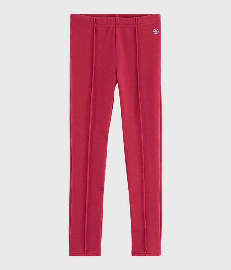 Kinder-Jeggings aus Molton f&uuml;r M&auml;dchen rosa