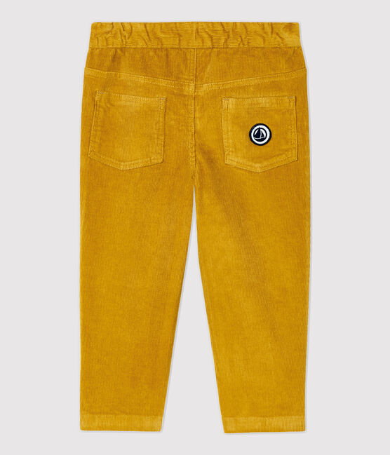 Baby-Cordhose für Jungen gelb TOPAZE